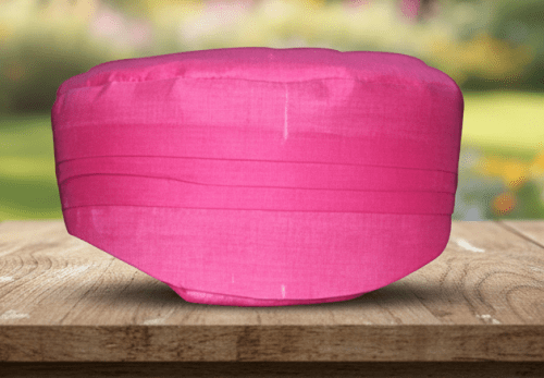A traditional Mithila Paag headgear, a cultural symbol of honor and respect in the Mithila region. Mithila Use Today Use