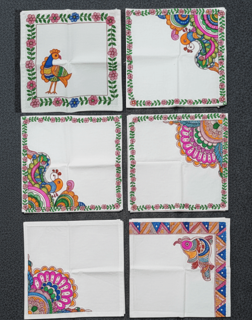 Madhubani paintings, a form of Mithila art hanky Mithila Use www.todayuse.com