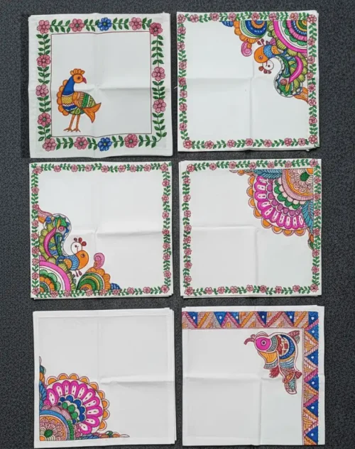 Madhubani paintings, a form of Mithila art hanky Mithila Use www.todayuse.com