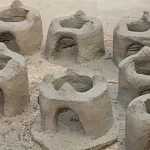 Indian traditional rural areas, including Bihar clay or mud stove.