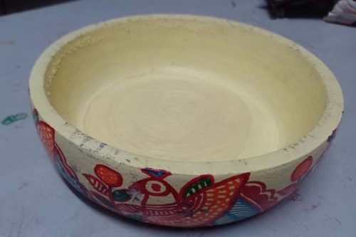 Wooden pot use for worship
